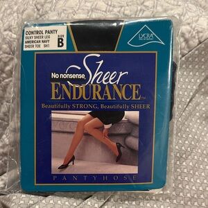 No Nonsense Sheer Endurance Pantyhose - American Navy